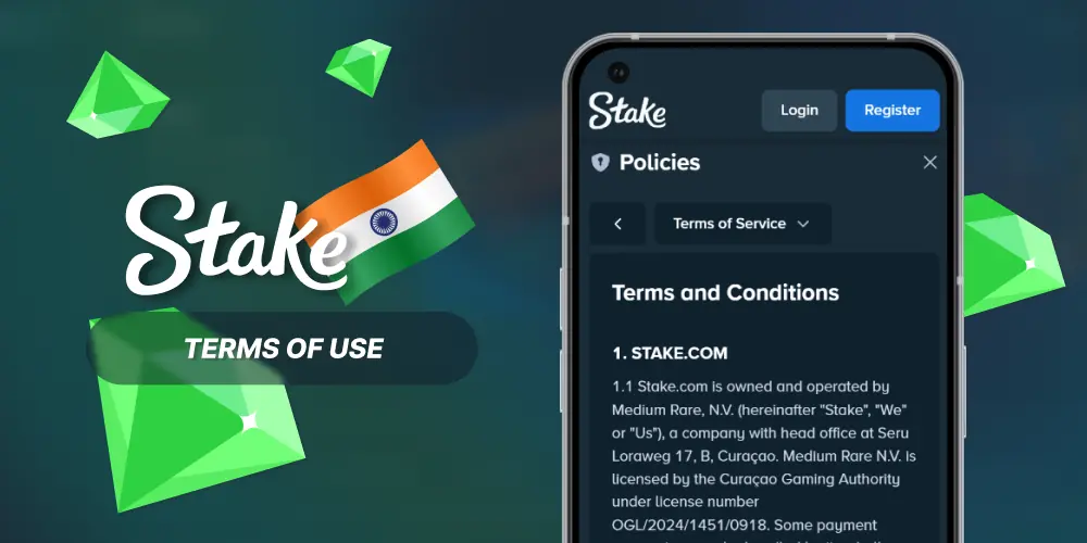 Rules and terms for players on Stake App India